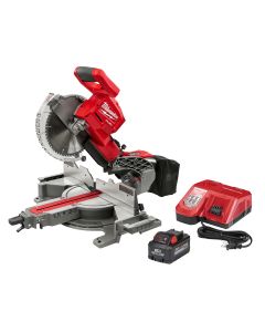 MLW2734-21 image(0) - Milwaukee Tool M18 FUEL 10" Dual Bevel Sliding Compound Miter Saw
