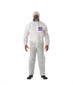 Ansell ALPHATEC 681500 SERGED HOODED COVERALL SIZE 4XL