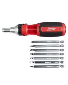 MLW48-22-2322 image(0) - Milwaukee Tool 9-in-1 Square Drive Ratcheting Multi-bit Driver