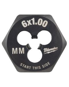 MLW49-57-5336 image(1) - Milwaukee Tool M6-1.00 mm 1-Inch Hex Threading Die