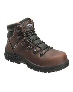 Avenger Work Boots Framer Series - Women's High Top Work Boots - Composite Toe - IC|EH|SR|PR - Brown/Black - Size: 10W