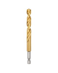 MLW48-89-4621 image(0) - Milwaukee Tool 3/8" SHOCKWAVE RED HELIX Titanium Drill Bit