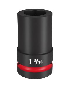 MLW49-66-6507 image(0) - Milwaukee Tool SHOCKWAVE Impact Duty  1"Drive 1-3/16" Deep 6 Point Socket