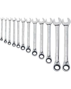 DWTDWMT19230 image(1) - DeWalt  Ratcheting Wrench Set, Mm, 12-Piece