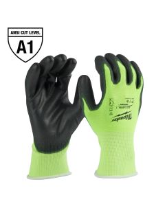 MLW48-73-8912 image(0) - High Visibility Cut Level 1 Polyurethane Dipped Gloves - L