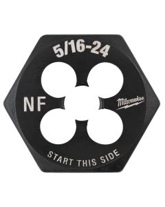 MLW49-57-5344 image(1) - Milwaukee Tool 5/16"-24 NF 1-Inch Hex Threading Die