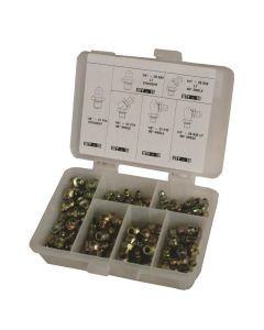 INT8103 image(0) - AFF - Grease Fitting Kit - SAE - Contains 80 Individual Fittings and Plastic Case
