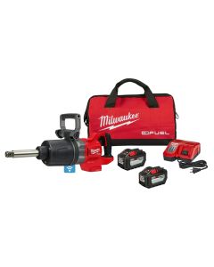 MLW2869-22HD image(1) - Milwaukee Tool M18 FUEL 1" D-Handle Ext. Anvil High Torque Impact Wrench w/ ONE-KEY Kit