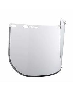 Jackson Safety - Replacement Windows for F30 Acetate Face Shields - Clear - 8" x 15.5" x.040" - E Shaped - Bound - (24 Qty Pack)