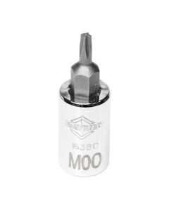 MAY16380 image(0) - Mayhew Mayhew No. 00 Mortorq&reg; Short Insert Socket Bit, 1/4-Inch Drive