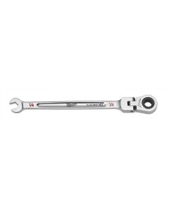 MLW45-96-9808 image(0) - Milwaukee Tool 1/4" Flex Head Ratcheting Combination Wrench