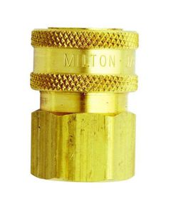 MIL1765BK image(0) - Milton Industries 3/8" Female Straight Thru Coupler