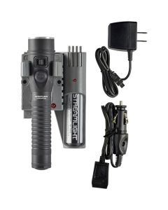 STL74435 image(0) - Streamlight Strion 2020 Rechargeable LED Flashlight - Black: Rechargeable battery, 120V AC/12V DC PiggyBack Charger