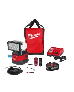 MLW2123-21HD image(0) - Milwaukee Tool M18 Utility Remote Control Search Light Kit w/ Portable Base