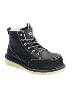 Avenger Work Boots Wedge Series - Women's Boots - Carbon Nano-Fiber Toe - IC|EH|SR - Black/Tan - Size: 6M