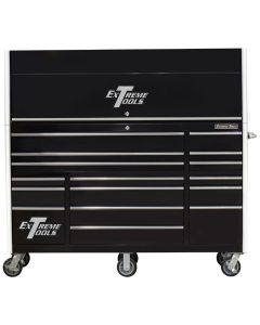 EXTRX7220HRKC image(0) - RX 72" Hutch & 19 Drawer Roller Cabinet Combo, Black