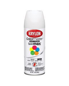Krylon Colormaster Paint Flat White 12 oz.