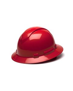 PYRHP54120 image(0) - Pyramex Pyramex Safety - Ridgeline Hard Hat - Red-Ridgeline Cap Style 4 Pt Ratchet Suspension  , Sold 16/BOX