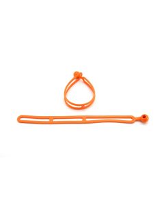 BLBBBRT01-OR image(0) - Blubird Rapid Tie 16" Non Marring Adjustable Extendable Strap, Patented, Made in USA - 2 Pack - Orange