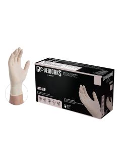 S Gloveworks Powder Free Textured Latex Gloves