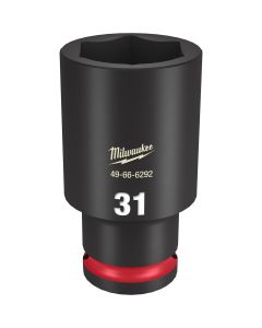 Milwaukee Tool SHOCKWAVE Impact Duty  1/2"Drive 31MM Deep 6 Point Socket