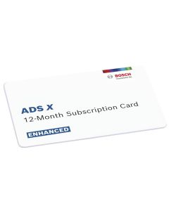 Bosch ADS 525X/625X 12 Month Subscription - Enhanced Plan