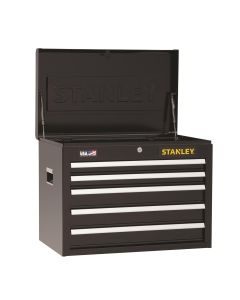 SNLSTST22657BK image(0) - Black & Decker Stanley 5-Drawer Chest, 26.5" x 16 in.,