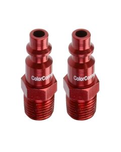 Legacy Manufacturing ColorConnex Type D 1/4in, 1/4in. MNPT, 2-pack