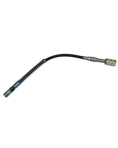 INT8014 image(0) - American Forge & Foundry AFF - Grease Gun Whip Hose w/ Quick Disconnect - 12" Length - 3,500 PSI Working Strength - 1/8" NPT