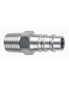 AMFCP91-10 image(0) - 1/4" Coupler Plug with 1/4" Male thread HI-FLO- Pack of 10