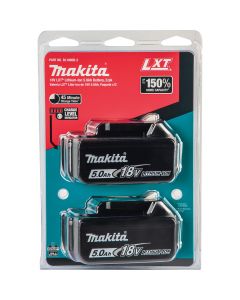 MAKBL1850B-2 image(0) - Makita 18V LXT Lithium-Ion 5.0Ah Battery 2-pk