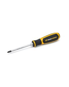 KDT80045H image(0) - GearWrench #2 x 4" Pozidriv&reg; Dual Material Screwdriver