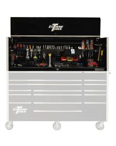 Extreme Tools 72 in. x 25 in. Deep Professional Hutch, Black