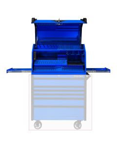EXTPWS4124TXBK image(1) - Extreme Tools PWS Series 41in W x 24in D Deluxe Extreme Portable Workstation, Gloss Blue
