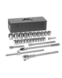 KDT80880 image(0) - GearWrench 27 PC 3/4" DR 12 PT SOCKET SET