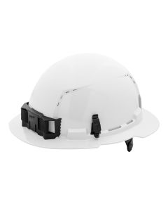 MLW48-73-1221 image(0) - Milwaukee Tool BOLT White Full Brim Vented Hard Hat w/6pt Ratcheting Suspension (USA) - Type 1, Class C