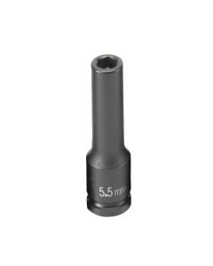 GRE955MDG image(0) - Grey Pneumatic SOC 5.5 MM 1/4D IMP MAG 6PT DP BLK