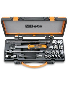 BTA009100932 image(0) - Beta Tools USA 910A/C16Q-16 Sockets and 5 Accessories