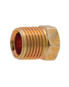 S.U.R. and R Auto Parts 5/16" MALE TUBE NUT 1/2" X 20 (2)