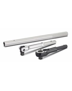 TIT61323 image(0) - Titan Titan Bar-X&trade; 3pc. 1 in. Drive Interchangeable Ratchet and Breaker Bar Set