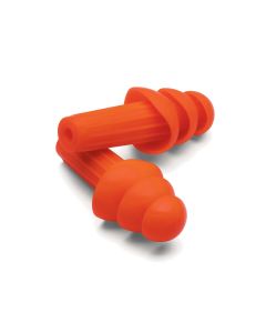SRW67221 image(0) - Jackson Safety Jackson Safety - Earplugs - H20 - Reusable - Tapered - Corded - Orange - NRR 26 - Bulk Buy (100 Pair Per Dispenser Box, 4 Boxes Per Carton)