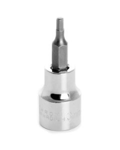 WLMW38893 image(0) - Wilmar Corp. / Performance Tool 3/8" Dr Hex Bit Socket 3mm