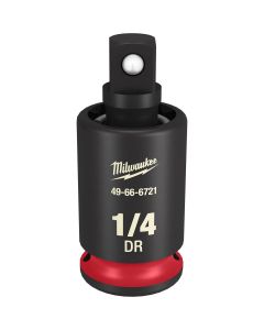 MLW49-66-6721 image(0) - Milwaukee Tool SHOCKWAVE Impact Duty  1/4" Drive Universal Joint