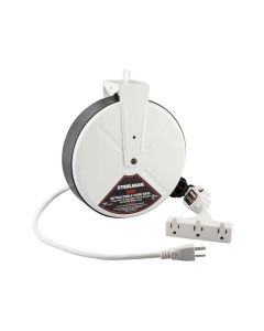 JSP98483 image(0) - Steelman Electric Reel, 30' Cord, White, 13 amp T-Tap