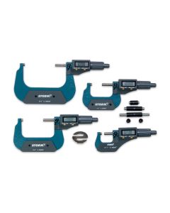 CEN3M314 image(0) - Central Tools 4 piece digital micrometer set