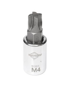 MAY16385 image(0) - Mayhew Mayhew No. 4 Mortorq&reg; Short Insert Socket Bit, 3/8-Inch Drive