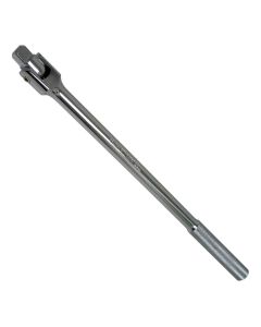 KTI24080 image(0) - K Tool International 3/4" Drive Breaker Bar, 20" Long, Polished Chrome Flex Head