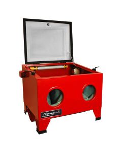 23" Table Top Abrasive Blast Cabinet, Red