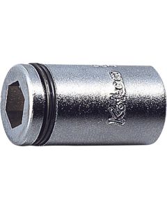 KKN2137 image(0) - Ko-ken USA 1/4 Sq. Dr. Adaptor  1/4 For 1/4H Bit Length 22.5mm