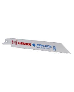 LEX20562 image(0) - Lenox Tools Reciprocating Saw Blades, 610R, Bi-Metal, 6 in. Lo